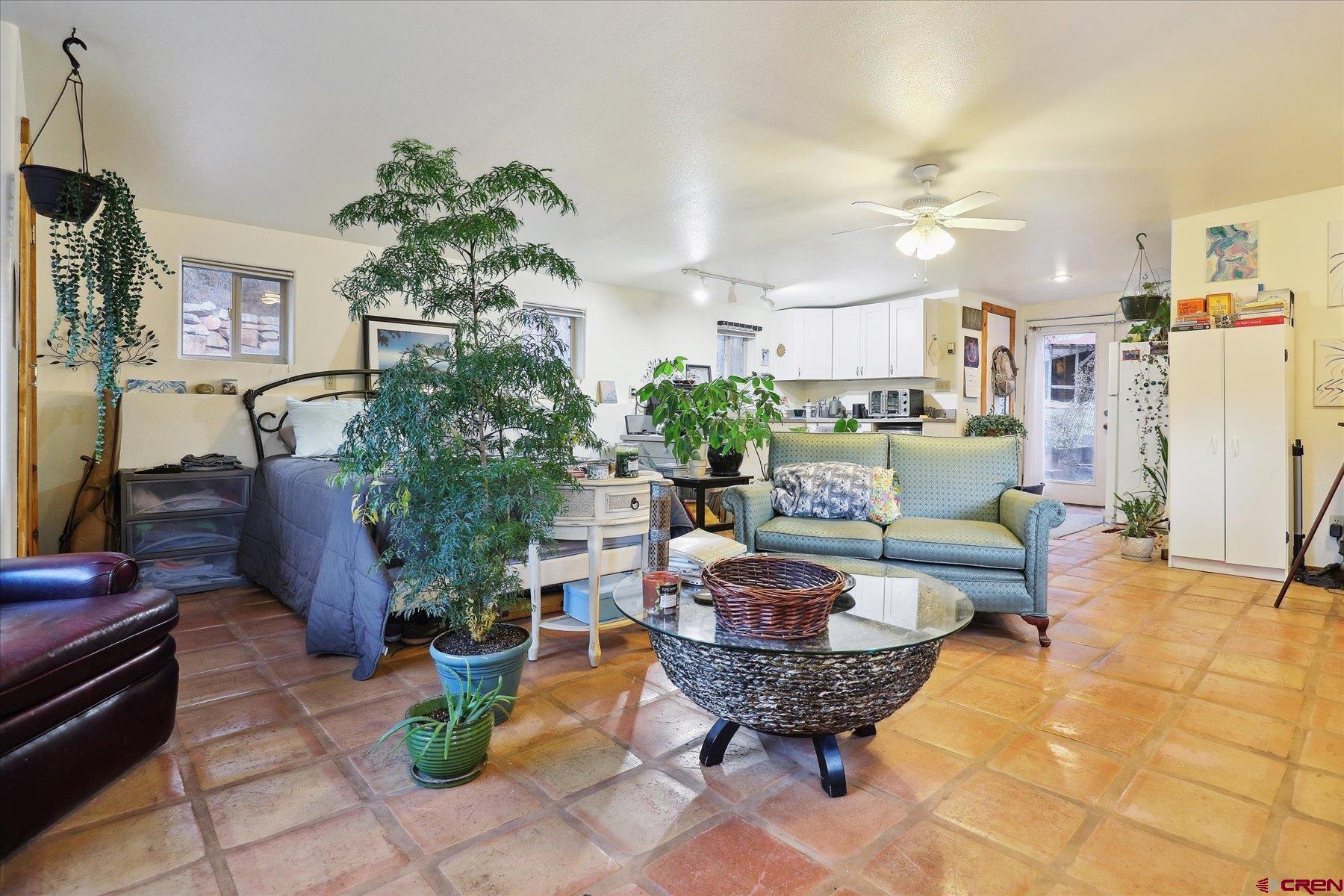 6815 County Road 203 Durango, CO 81301 - Photo 20 of 35 a living room with furniture and a potted plant