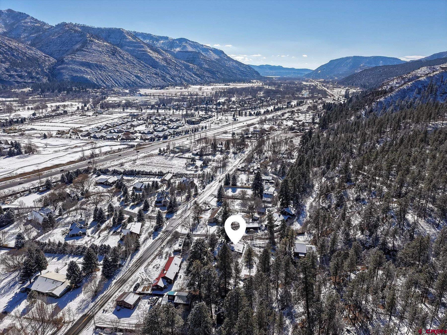 6815 County Road 203 Durango, CO 81301 - Photo 32 of 35 an aerial view of residential houses and outdoor space