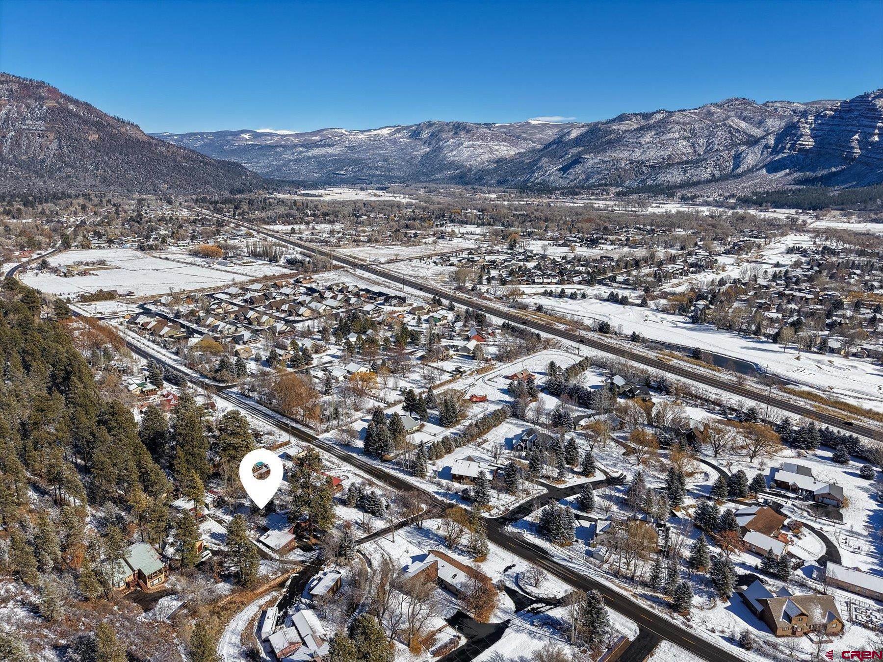 6815 County Road 203 Durango, CO 81301 - Photo 33 of 35 an aerial view of residential houses and city view
