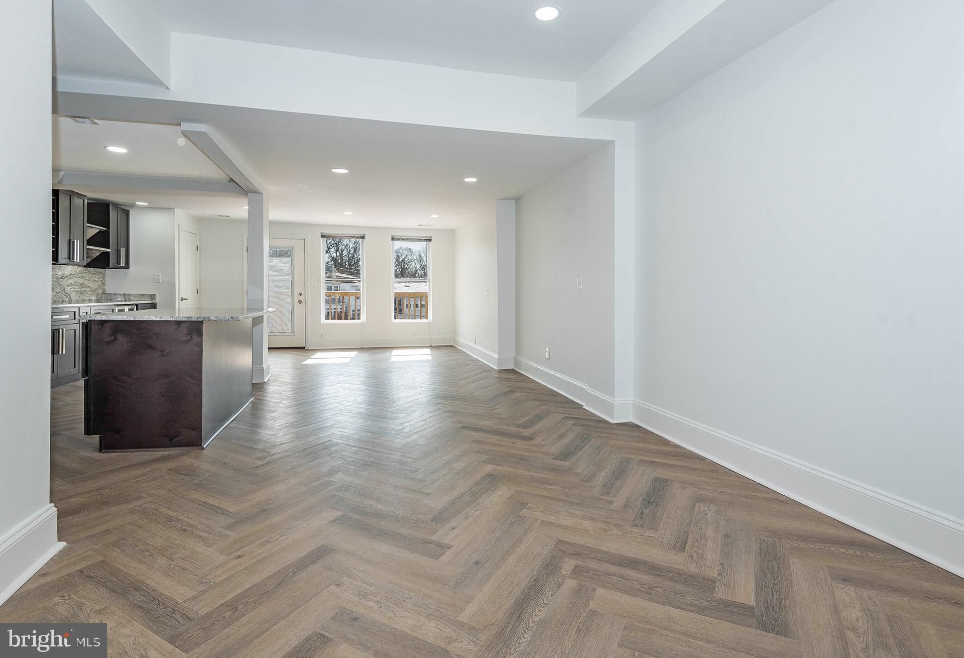 214 Upshur Street Northwest Washington, DC 20011 - Photo 9 of 50 Fam Room to the Din Area and Kitchen