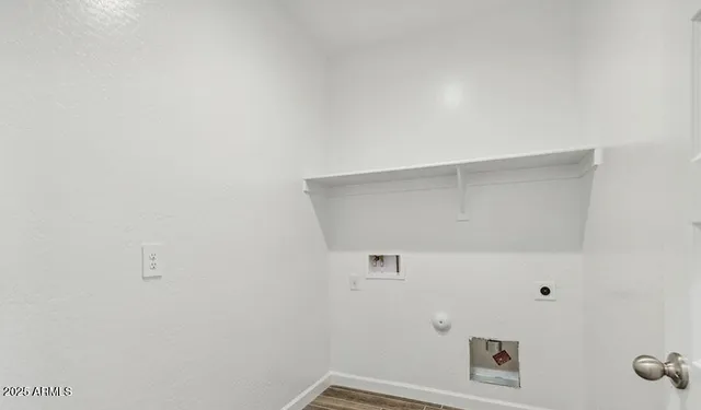 a view of a room with an empty space