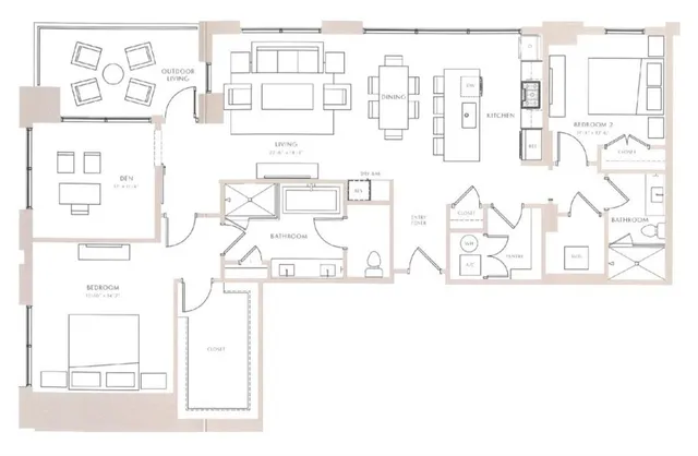 $5,180 | 2965 Peachtree Road, Unit 1109, Atlanta, GA 30305