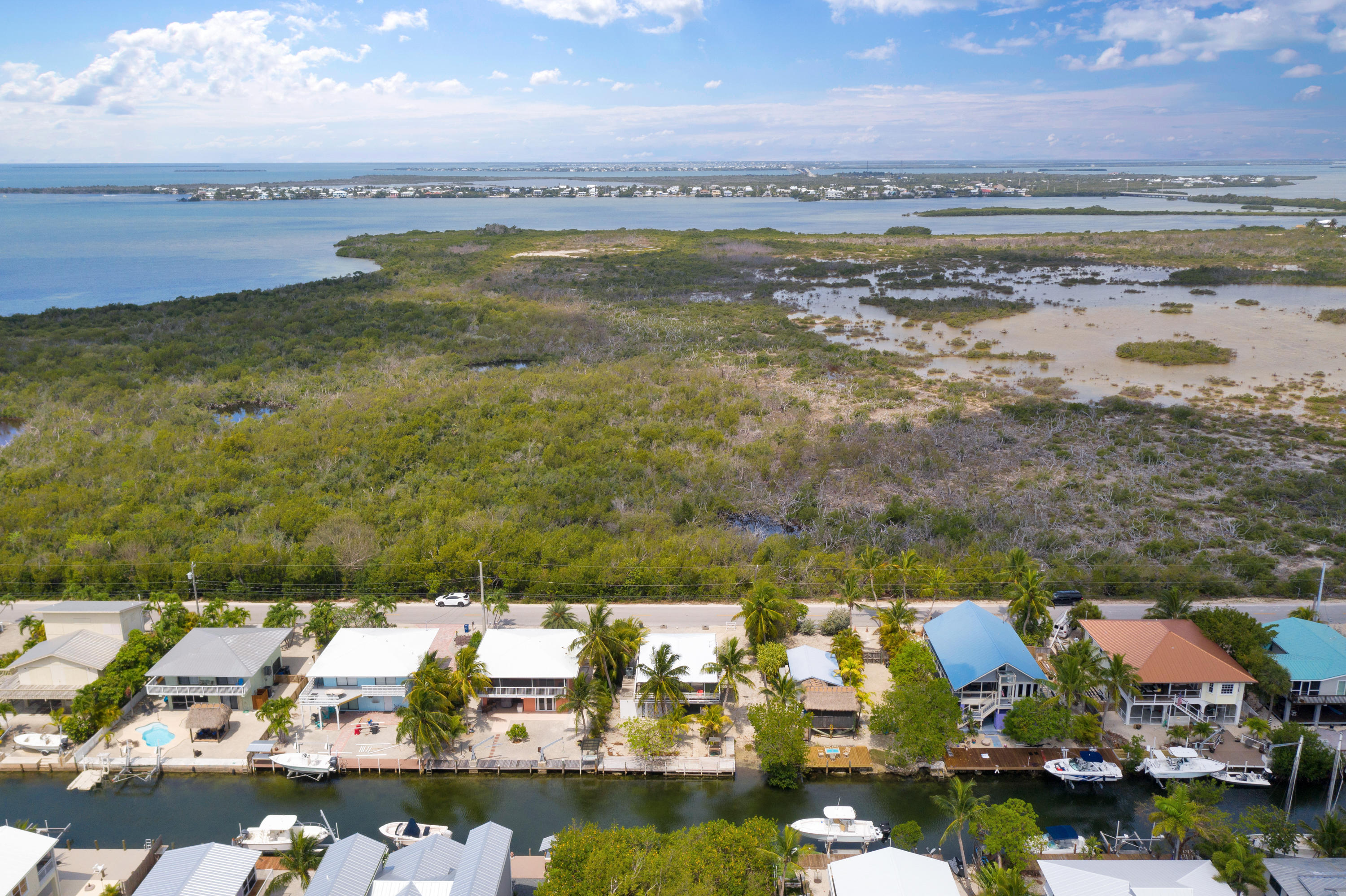 661 Pirates Road Summerland Key, FL 33042 - Photo 44 of 45 Aerial back canal 2