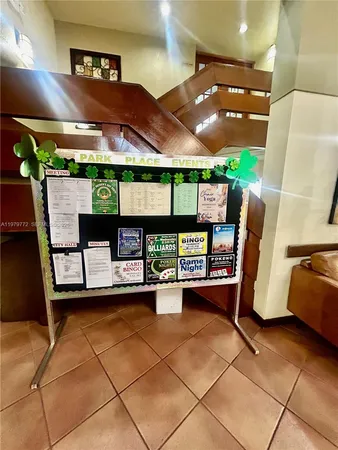 a view of a chairs and table in a patio
