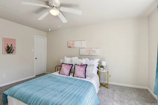 an aerial view of a city with lots of residential buildings