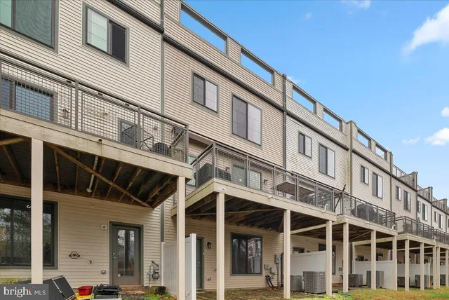 a view of a house with a deck