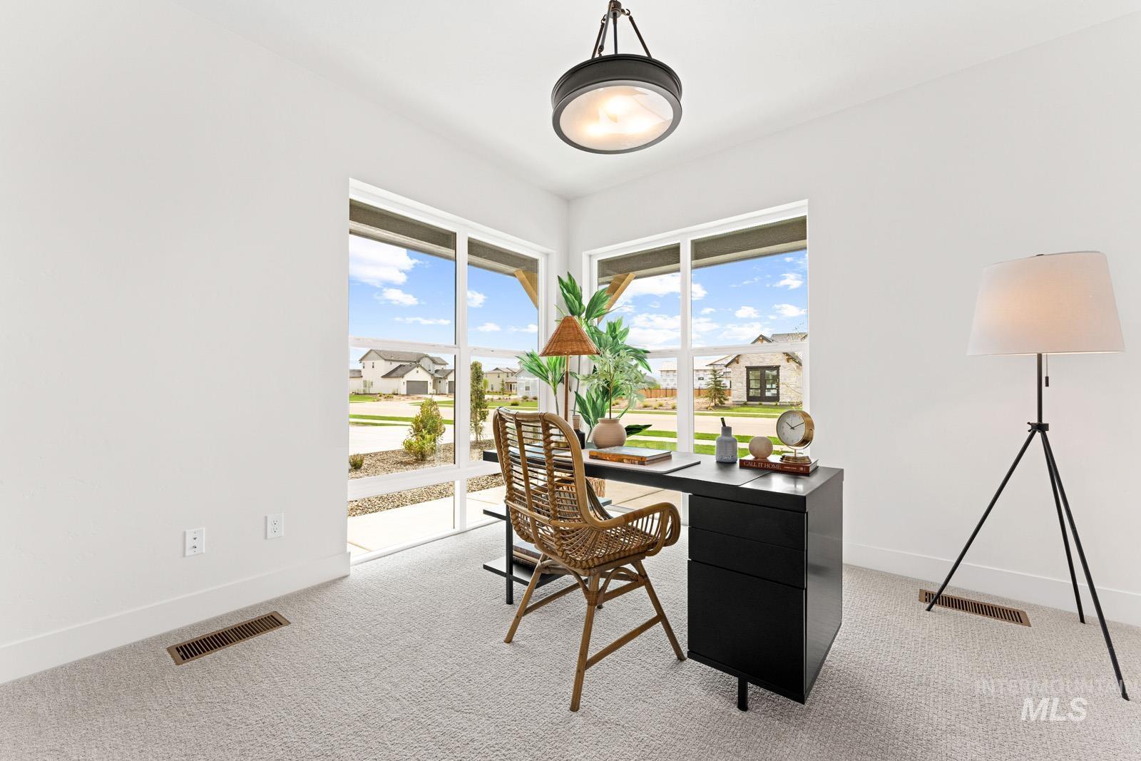 6792 Saddle Bred Way Star, ID 83669 - Photo 14 of 50 Office with light carpet and a residential view
