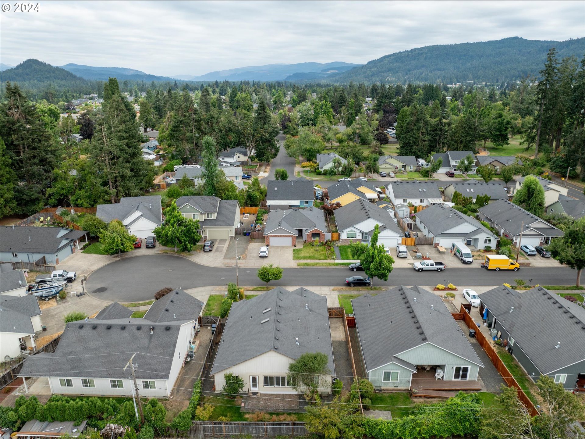 654 62nd Street Springfield, OR 97478 - Photo 40 of 41 an aerial view of a city