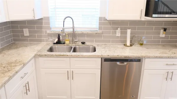 a view of a door and has window