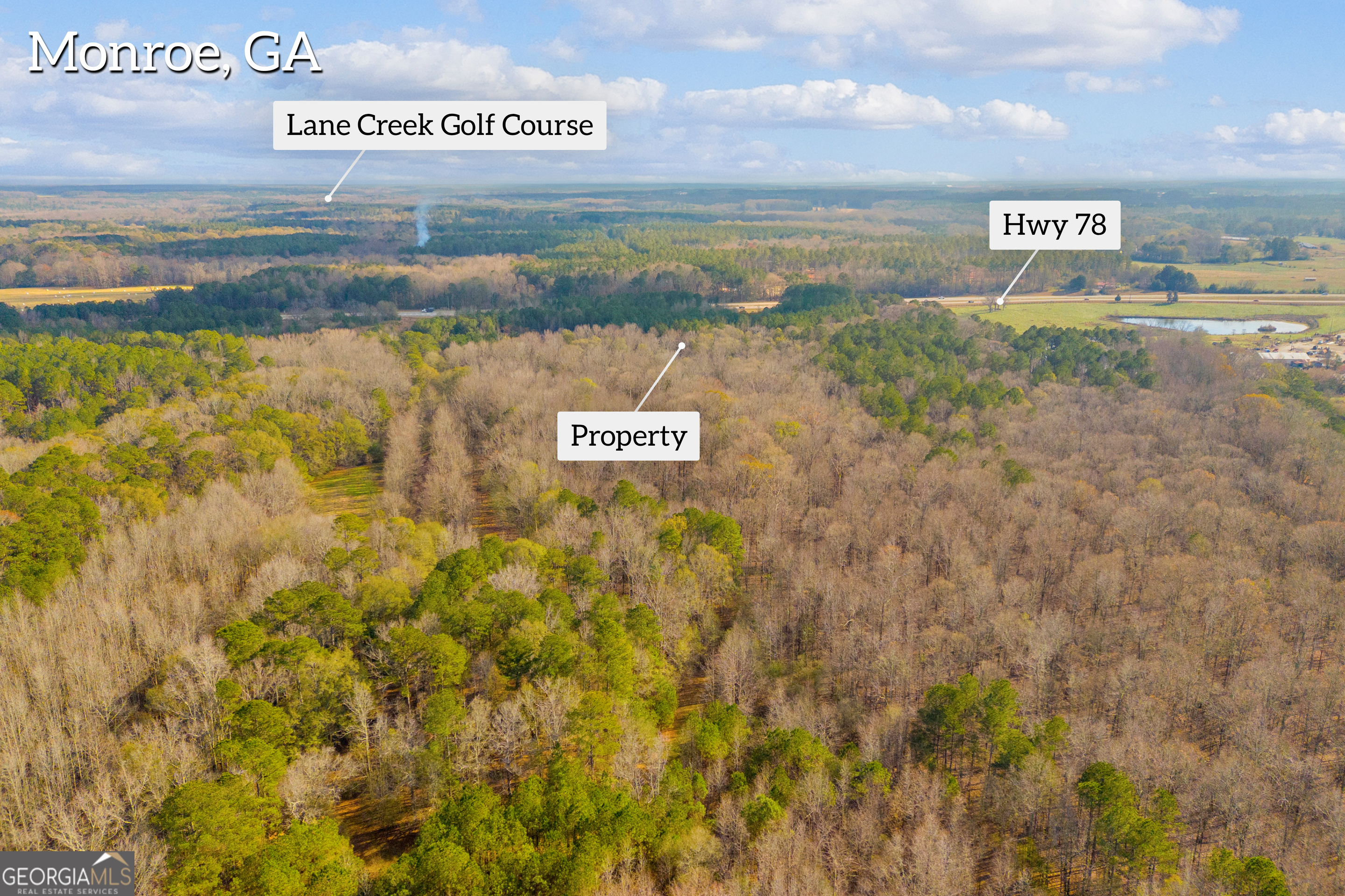 375 Highway 78 Monroe, GA 30656 - Photo 5 of 13 a view of a field with an trees in the background