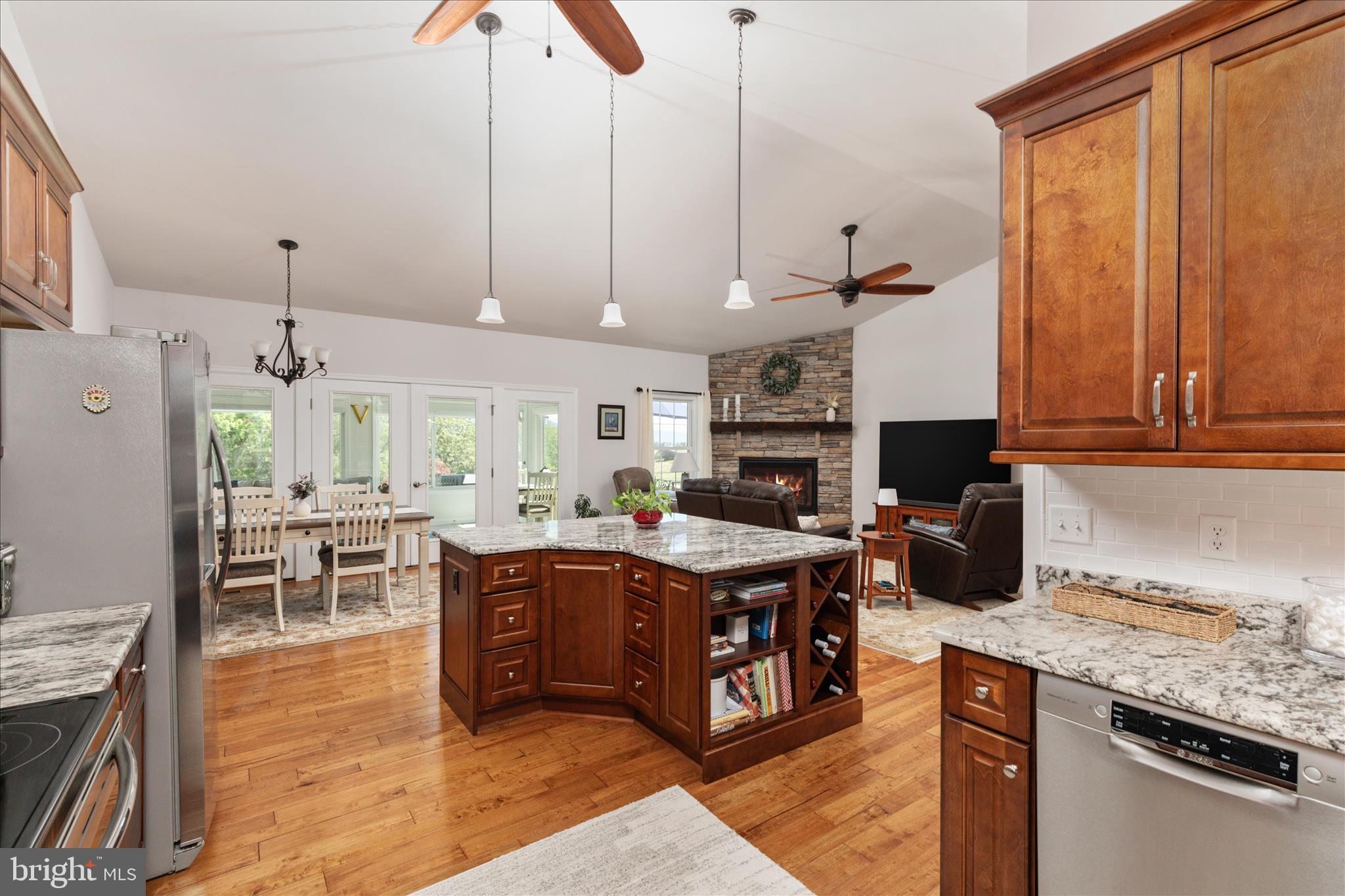 1915 Polk Road Edinburg, VA 22824 - Photo 14 of 83 Kitchen Island -Open Concept Living/Kitchen/Dining