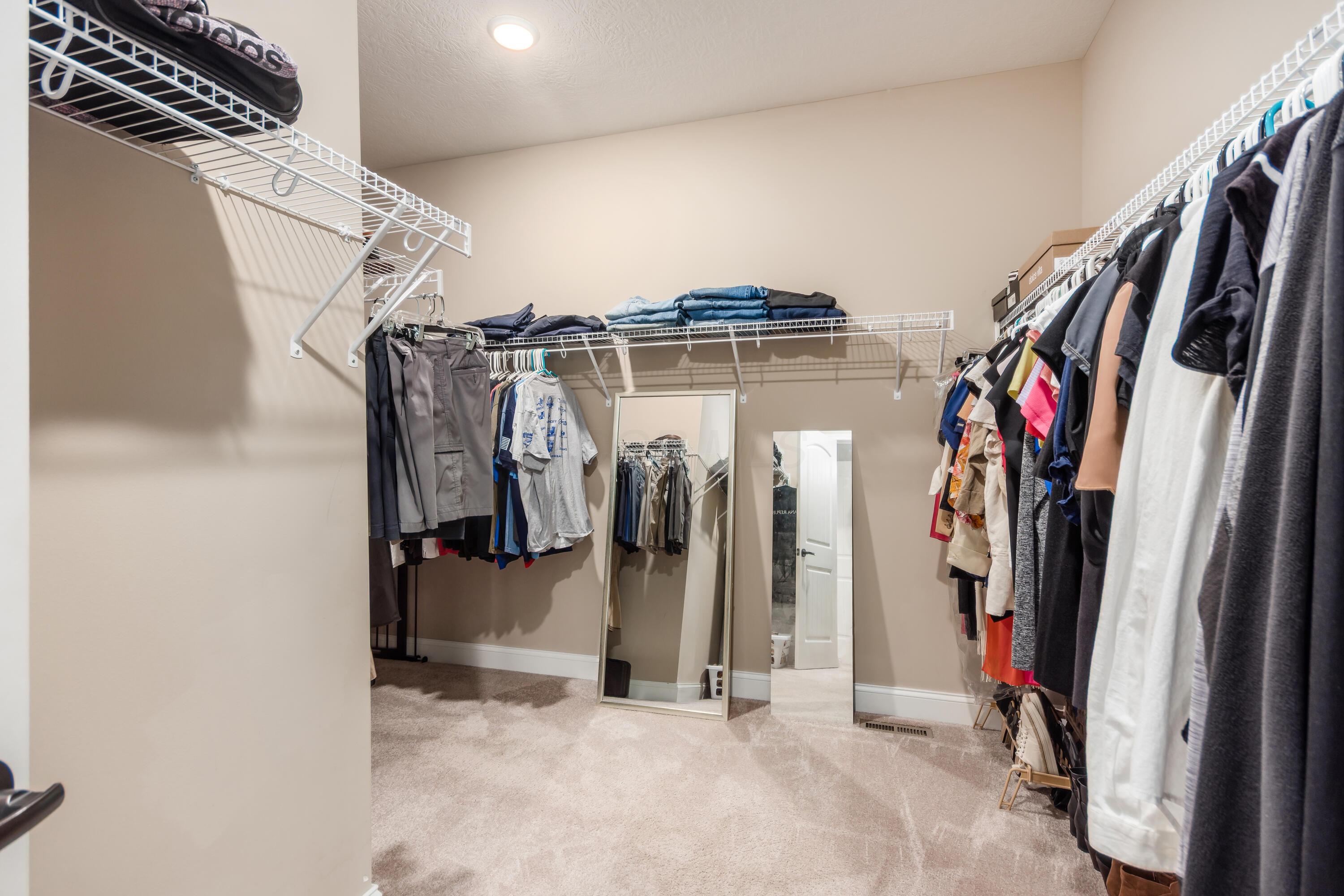 4195 Lock Road Centerburg, OH 43011 - Photo 19 of 34 Owner's Closet