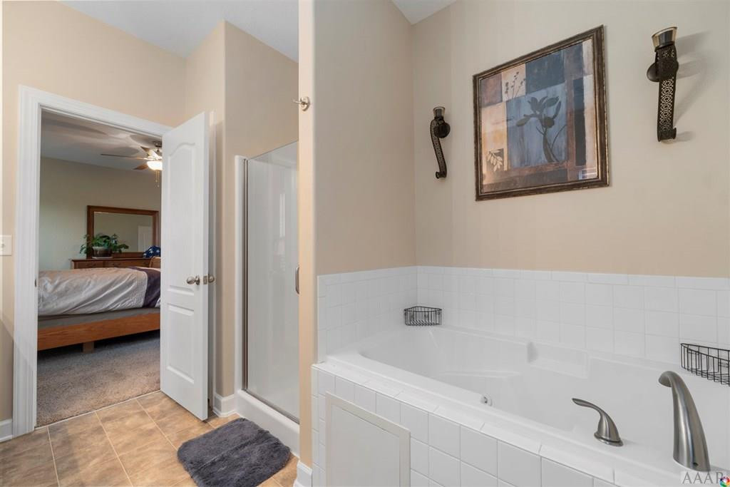 458 Cooper Garrett Road Moyock, NC 27958 - Photo 11 of 23 Master Bath with Tub & Shower