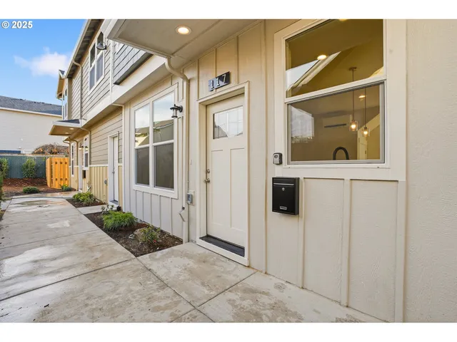 a view of a house with a outdoor space