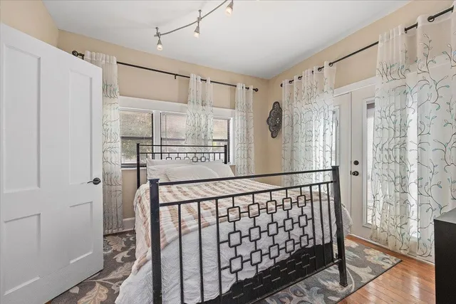 a view of a walk in closet