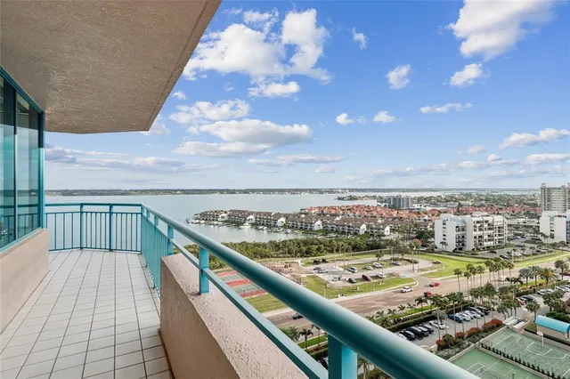 a view of a city with lots of buildings