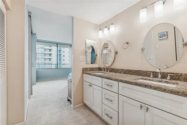 a bathroom with a shower and a toilet