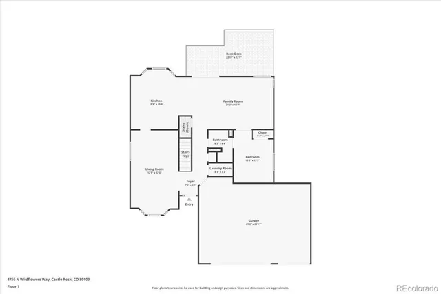 $695,000 | 4756 North Wildflowers Way, Castle Rock, CO 80109