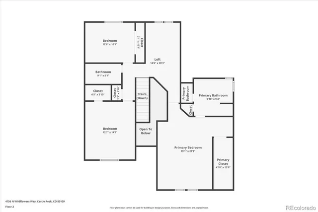 $695,000 | 4756 North Wildflowers Way, Castle Rock, CO 80109