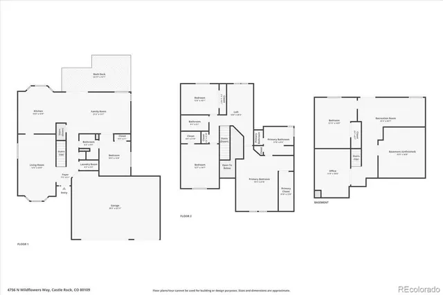 $695,000 | 4756 North Wildflowers Way, Castle Rock, CO 80109