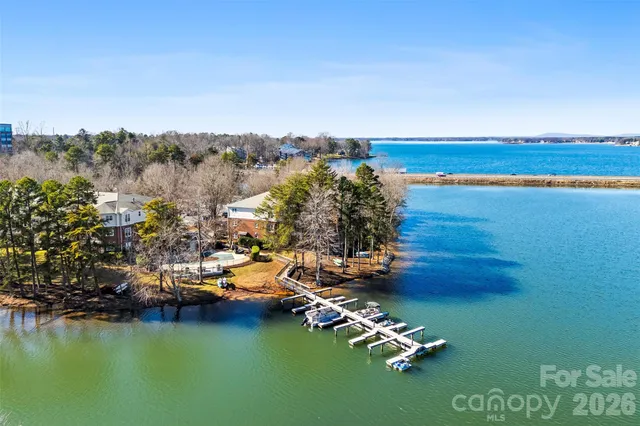 an aerial view of a ocean view