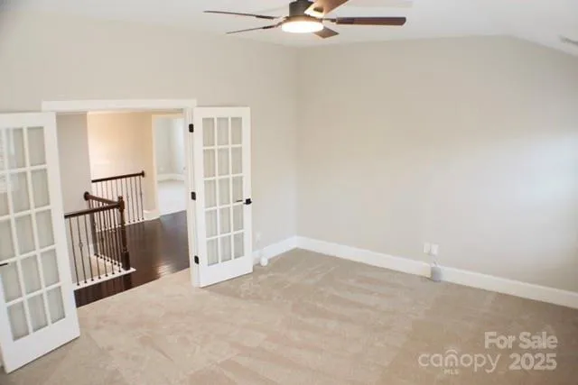 a view of an empty room