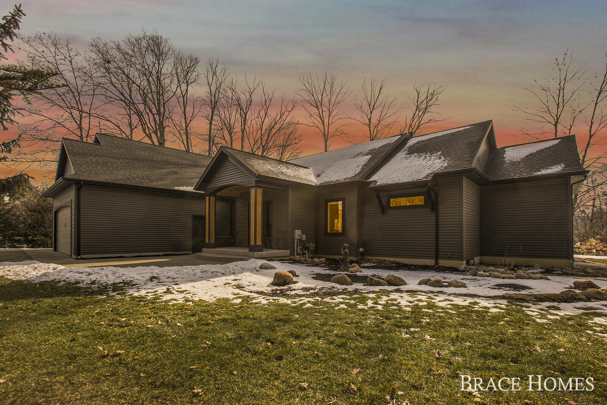 8695 Parmalee Road Middleville, MI 49333 - Photo 68 of 68 Twilight Pic