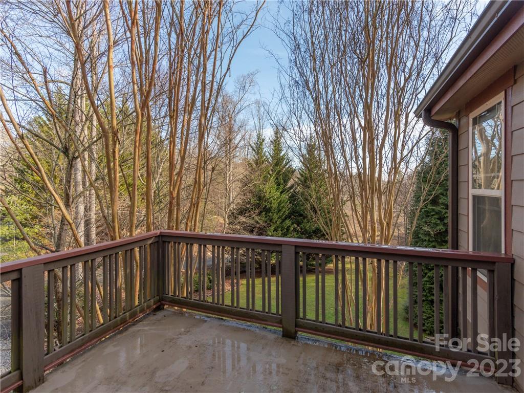 175 Red Oak Road Marshall, NC 28753 - Photo 22 of 34 a city view from a balcony