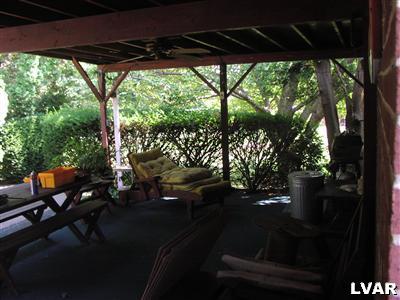 1454 Kelchner Road Bethlehem, PA 18018 - Photo 6 of 15 Covered Patio in nook formed by house and garage.