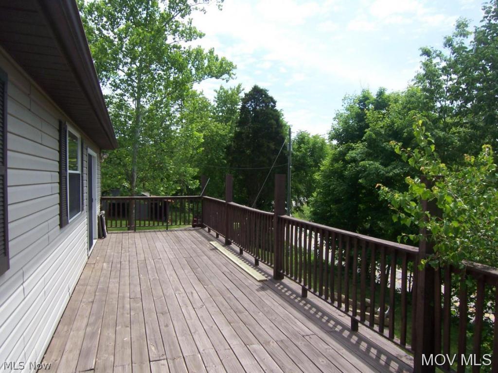 6082 Newark Road Walker, WV 26180 - Photo 3 of 13 Large Deck with Privacy