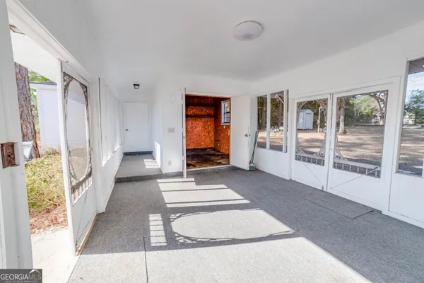 a view of a small room