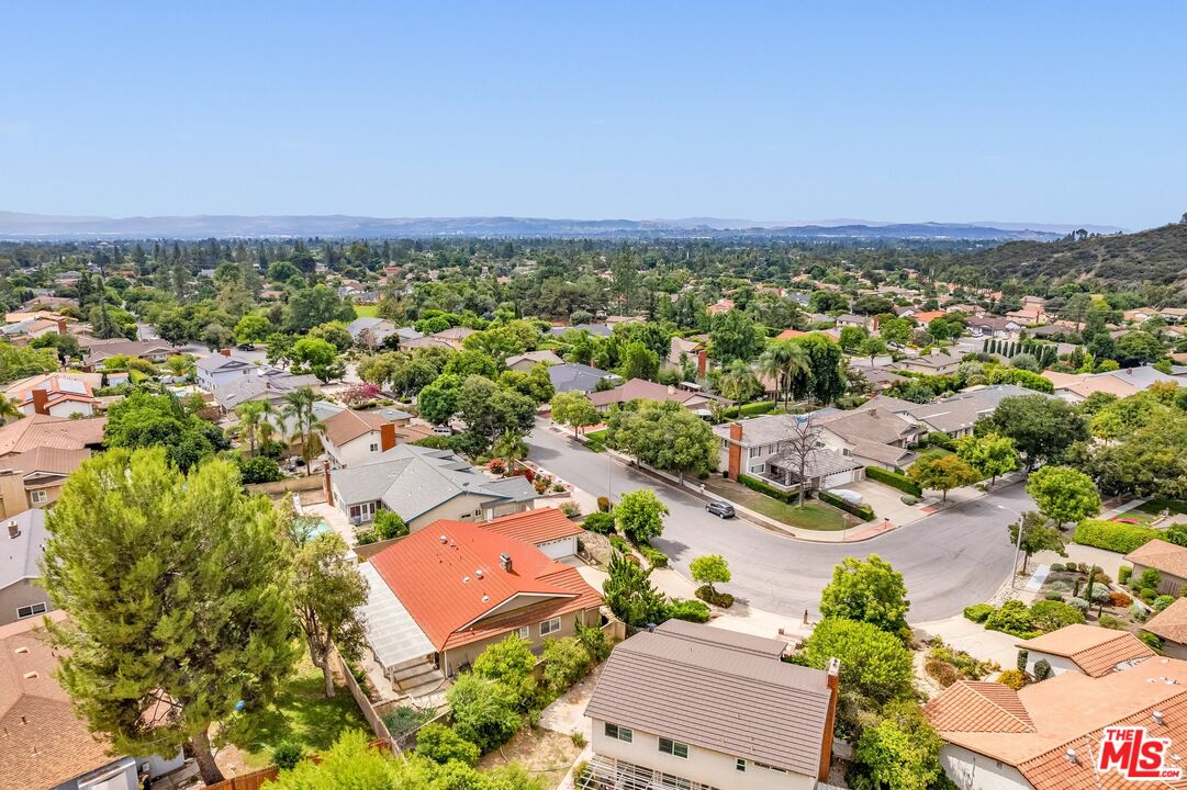 2774 Monticello Road Claremont, CA 91711 - Photo 32 of 34 an aerial view of a city with lots of residential buildings