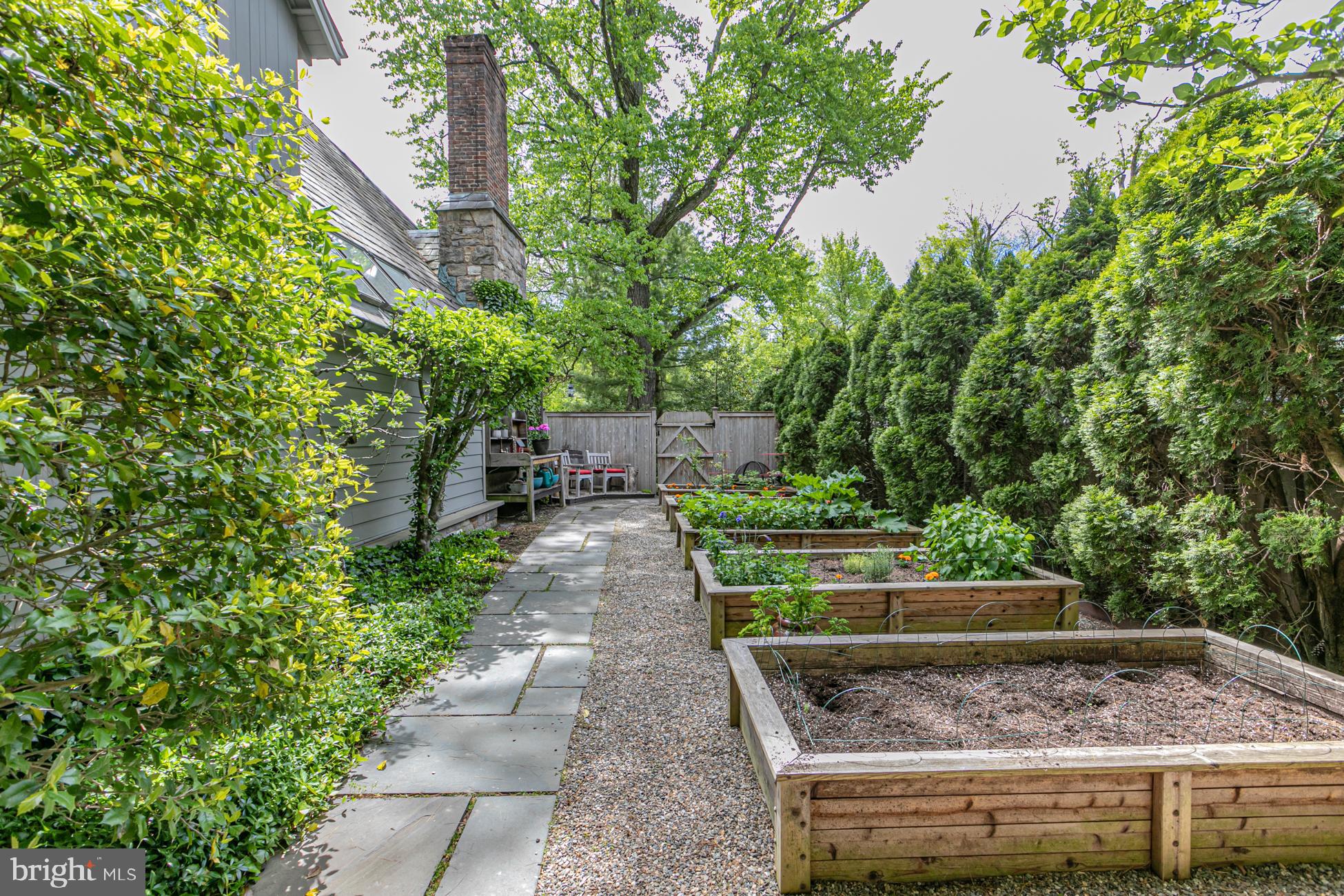 23 Hodge Road Princeton, NJ 08540 - Photo 32 of 34 a view of a garden with outdoor seating