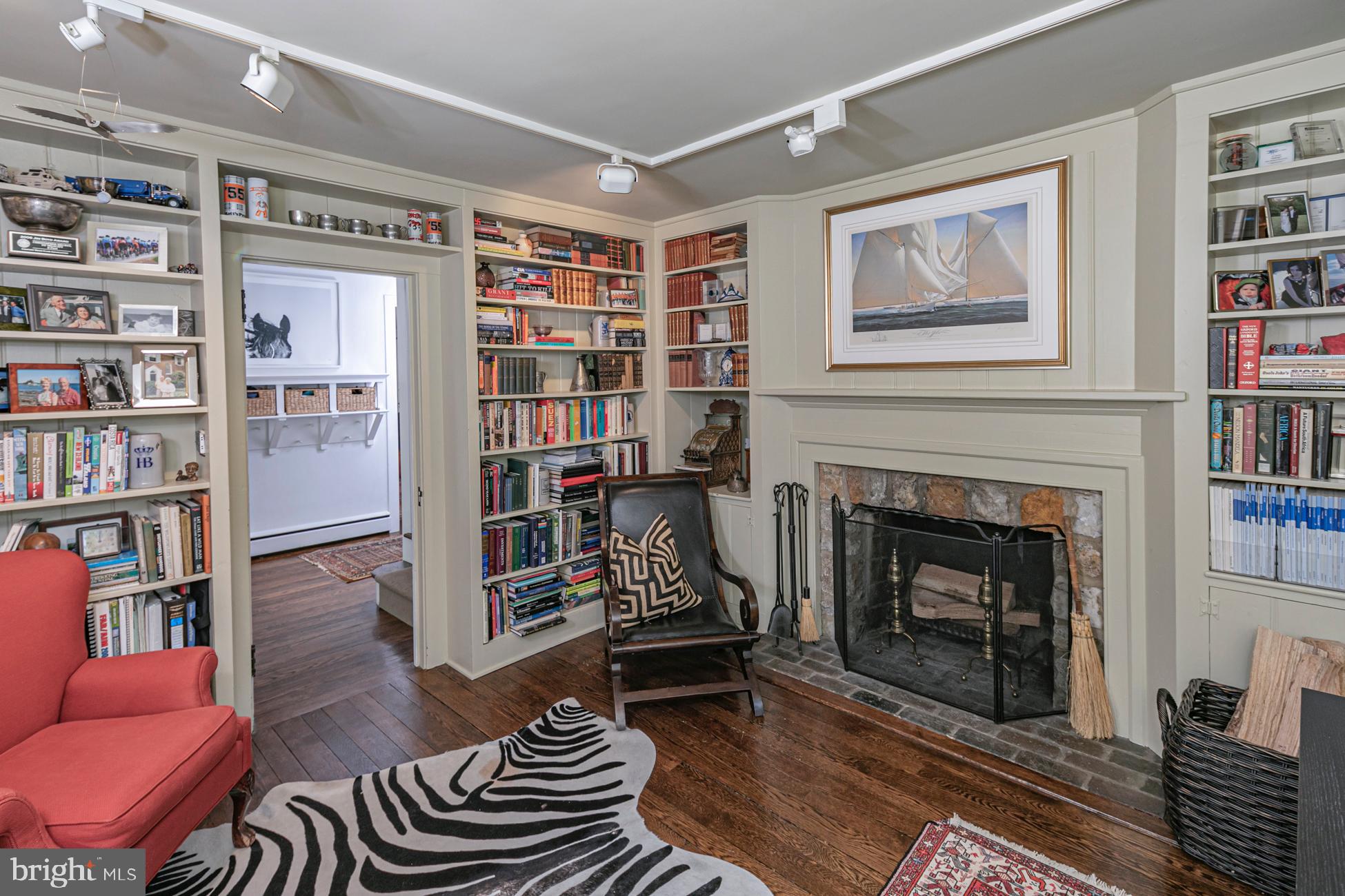 23 Hodge Road Princeton, NJ 08540 - Photo 6 of 34 a living room with furniture and a fireplace