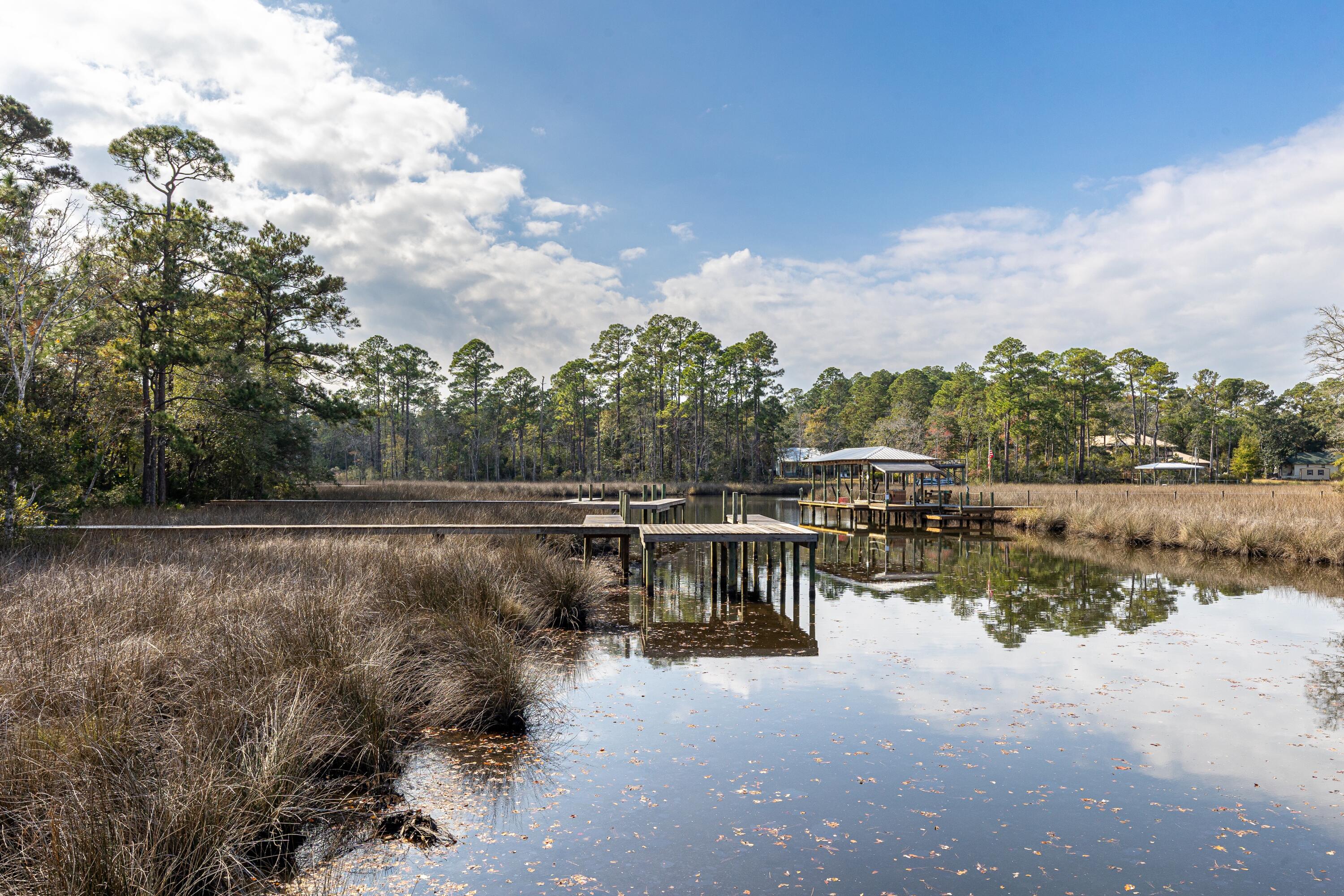 151 Redfish Pt Drive Freeport, FL 32439 - Photo 15 of 40 a view of river covered with trees