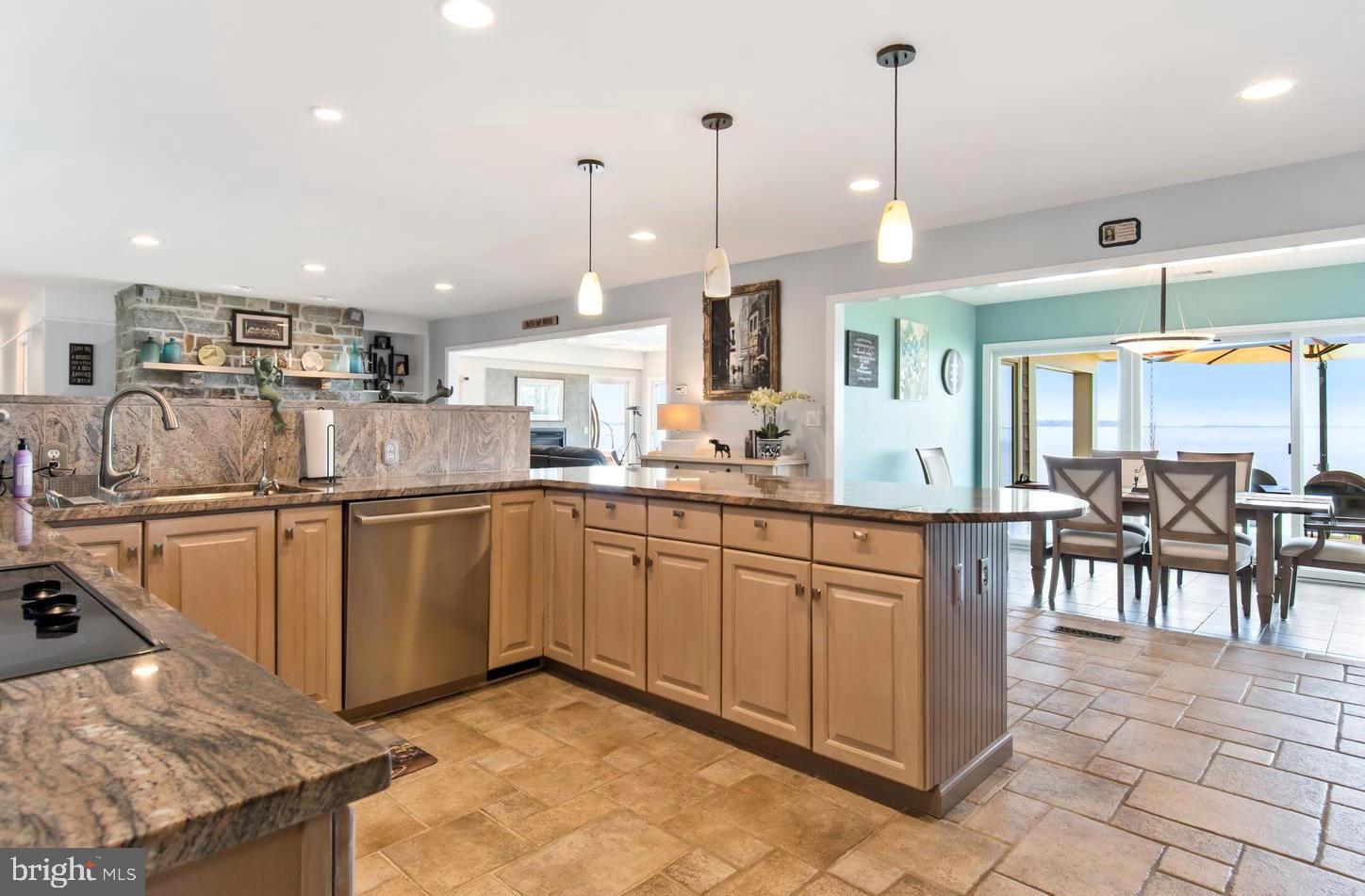 3204 Bennett Point Road Queenstown, MD 21658 - Photo 21 of 54 Pendant Lighting . Adjoining Casual Dining Area