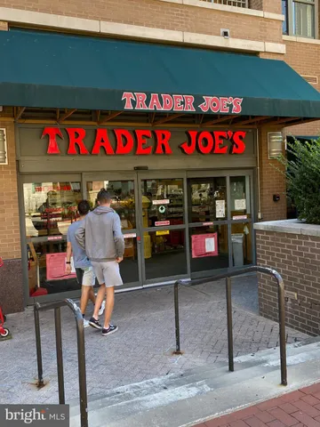 a view of tall building from a window