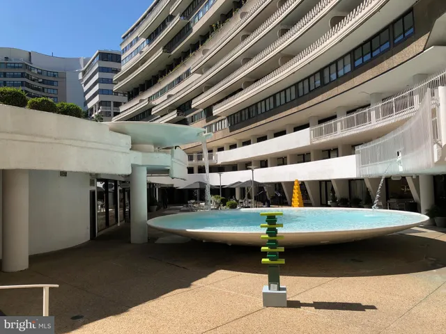 a view of outdoor space with seating area