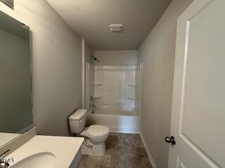 41 Stout Landing Dunn, NC 28334 - Photo 20 of 33 a bathroom with a toilet and a shower