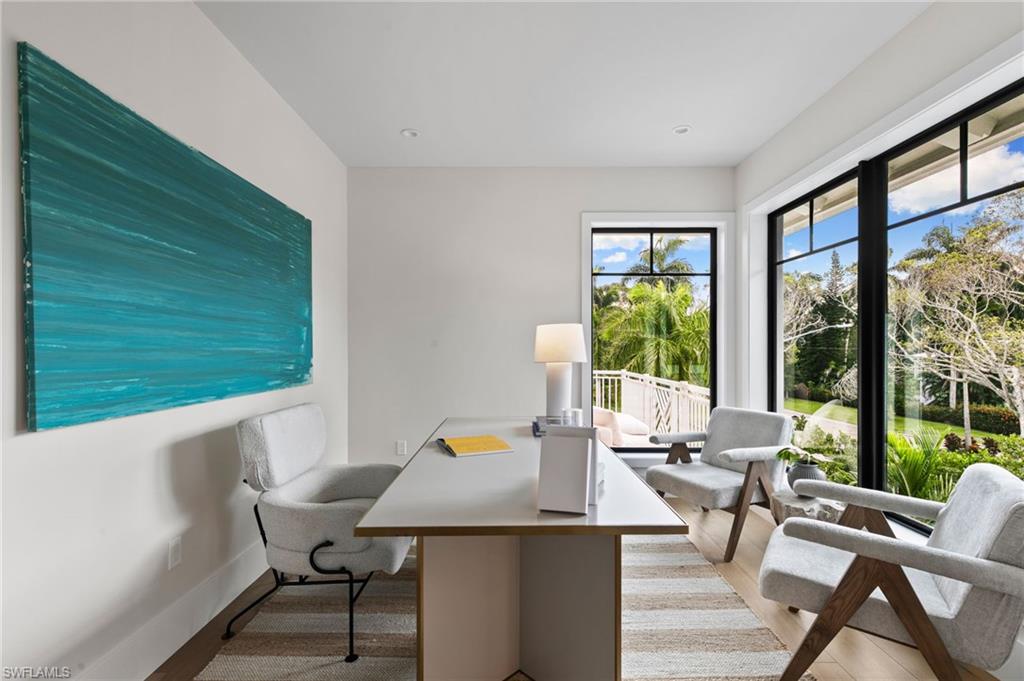 1191 7th Avenue North Naples, FL 34102 - Photo 34 of 49 Study/Office/TV Nook overlooks the Treelined 7th Avenue