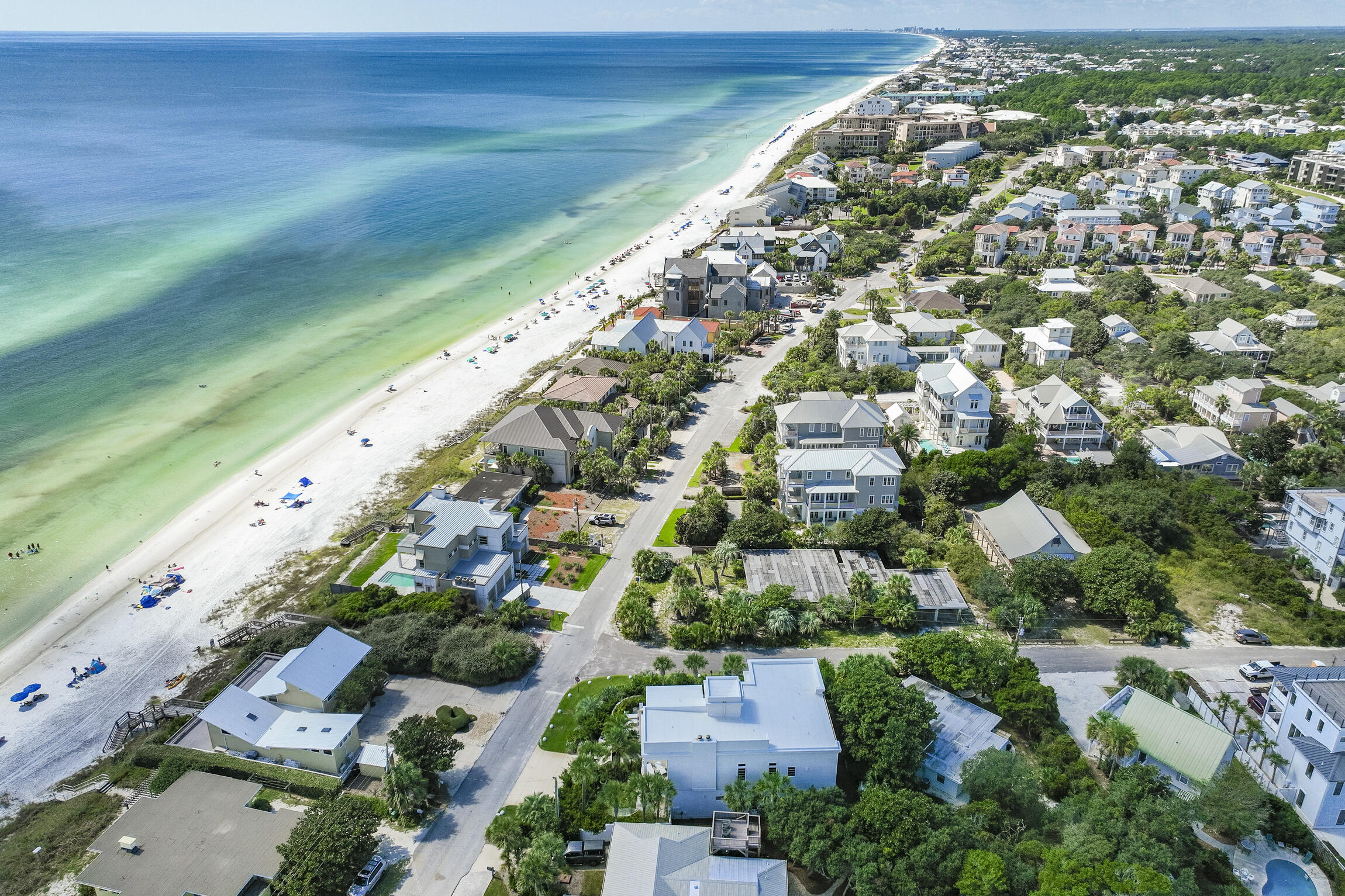 181 Gulf Point Road Santa Rosa Beach, FL 32459 - Photo 7 of 21 an aerial view of residential houses with outdoor space
