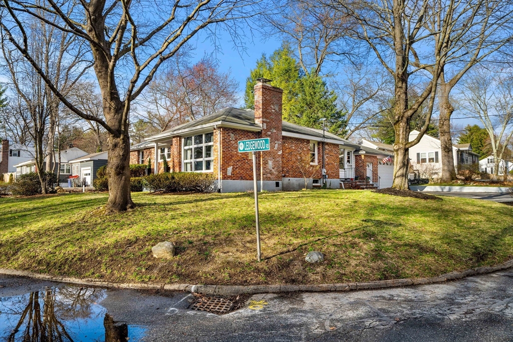 1 Ledgewood Road Wilmington, MA 01887 - Photo 31 of 36 a view of a house with a yard