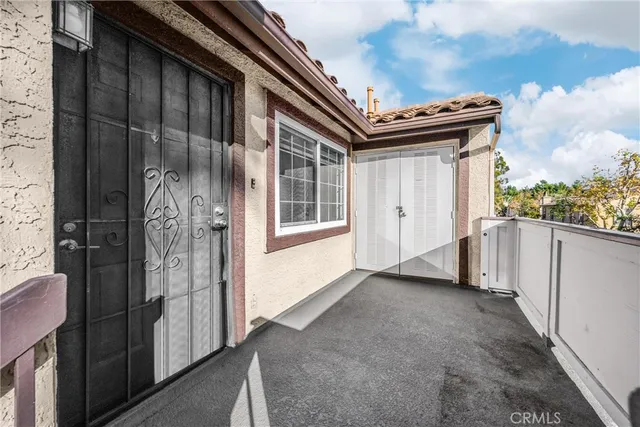 a view of front door