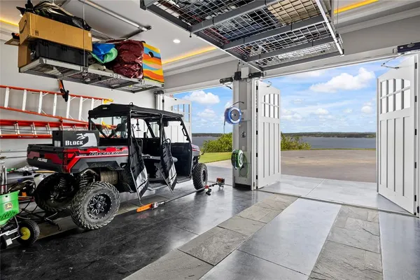 a view of a terrace with chairs