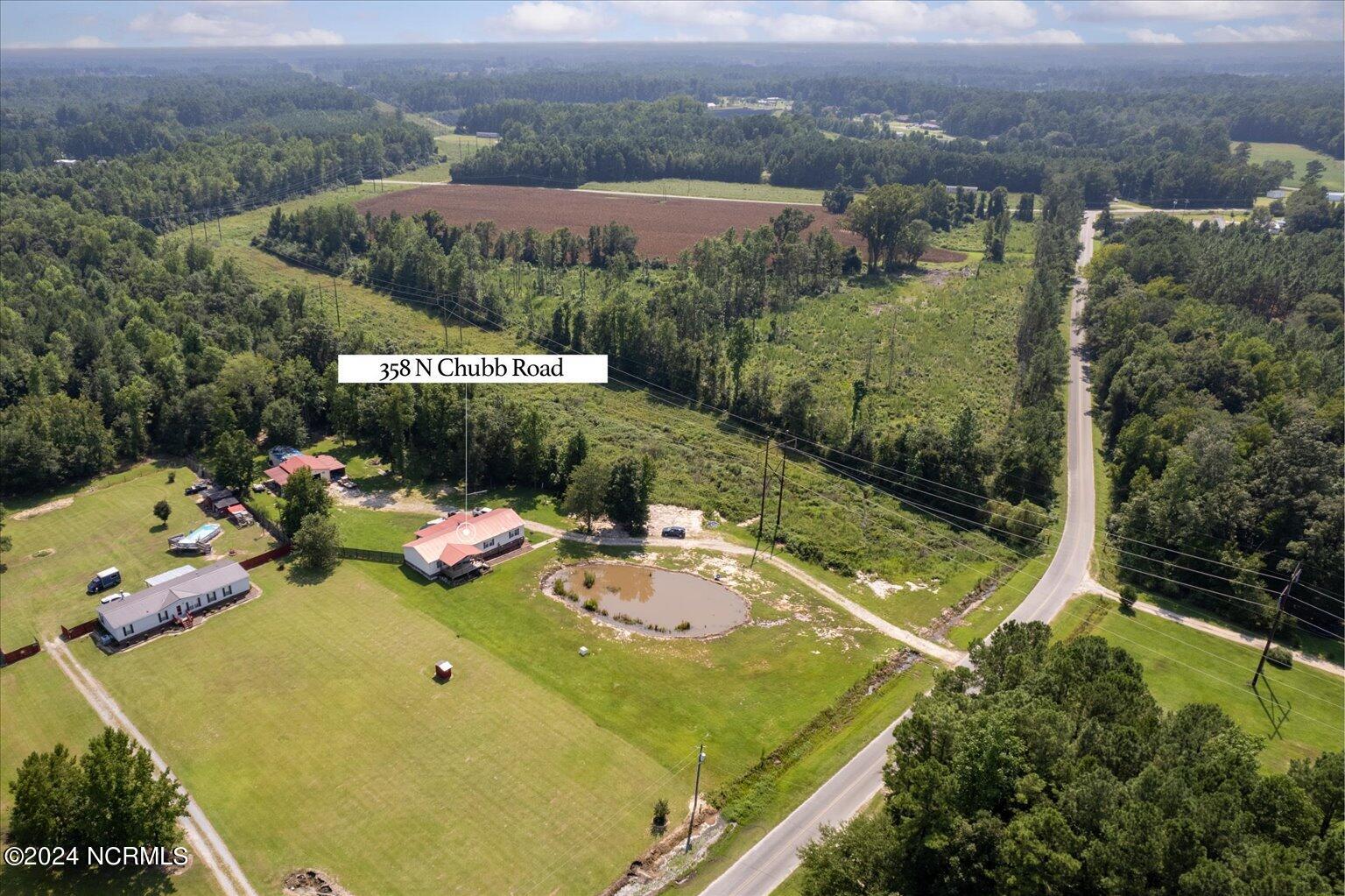 358 North Chubb Road Willard, NC 28478 - Photo 13 of 47 overhead long view prop