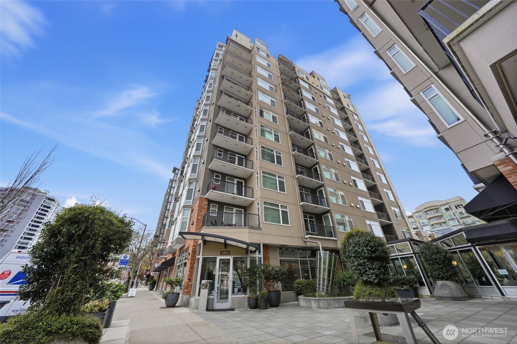 2801 1st Avenue, Unit 504 Seattle, WA 98121 - Photo 30 of 34 a front view of a building