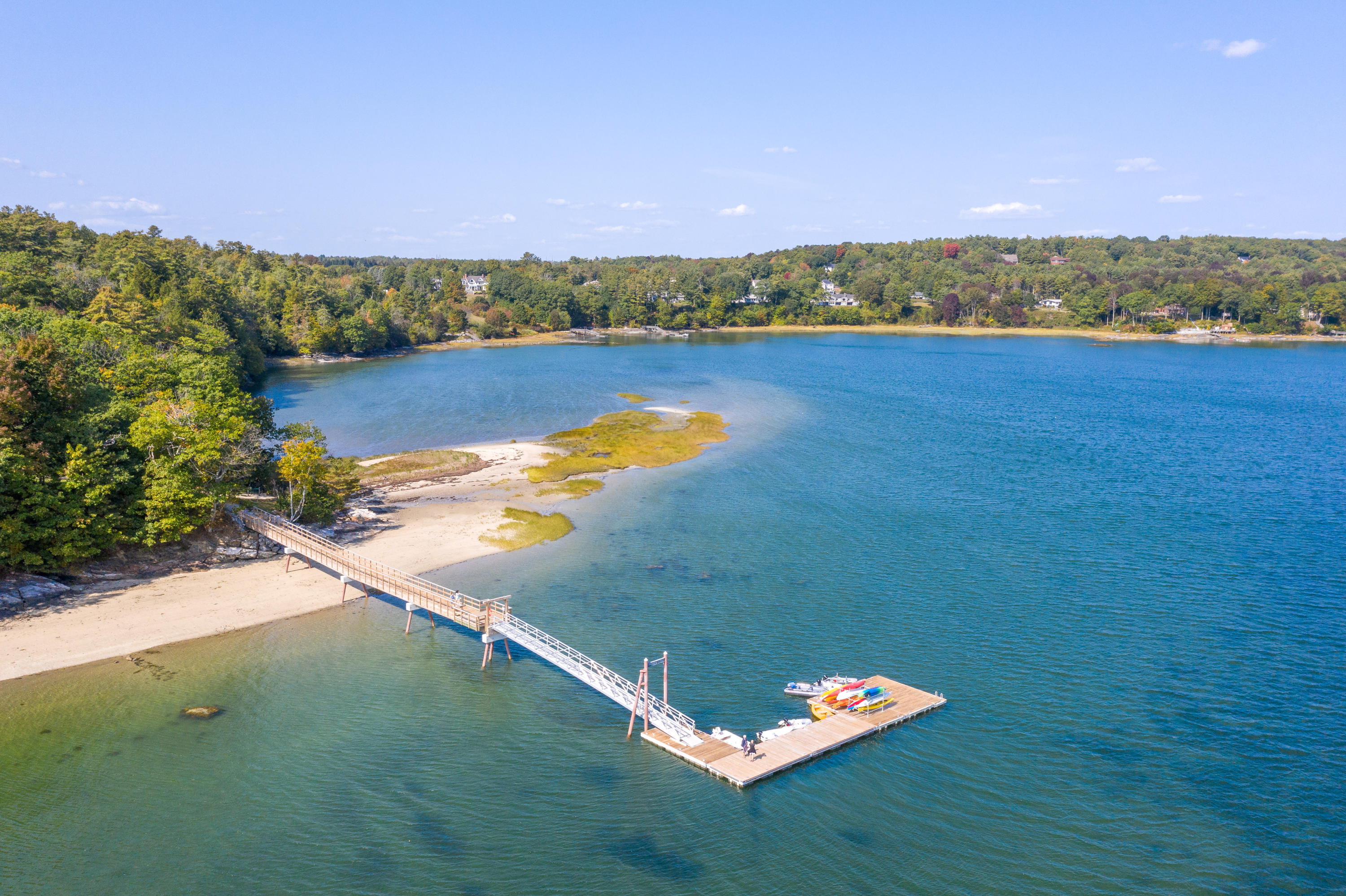 174 Foreside Road Cumberland, ME 04110 - Photo 47 of 47 Broad Cove Dock and Beach