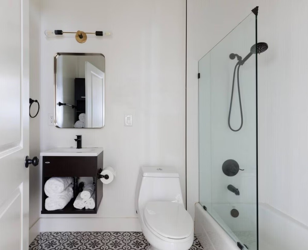 2820 Front Street Alhambra, CA 91803 - Photo 18 of 19 a bathroom with a toilet and a shower