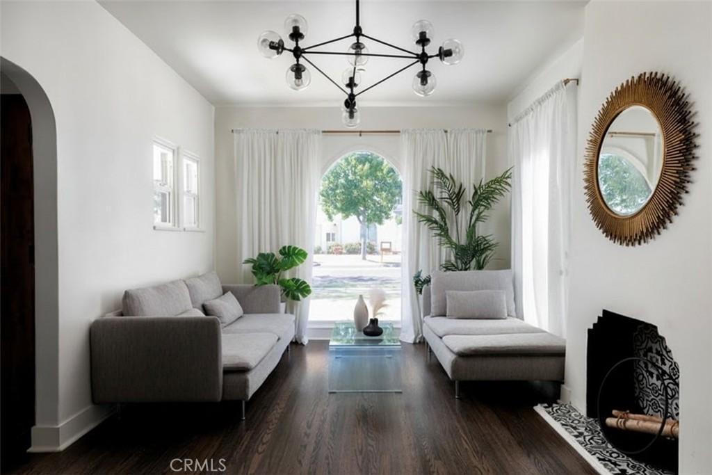 2820 Front Street Alhambra, CA 91803 - Photo 2 of 19 a living room with furniture and a large window