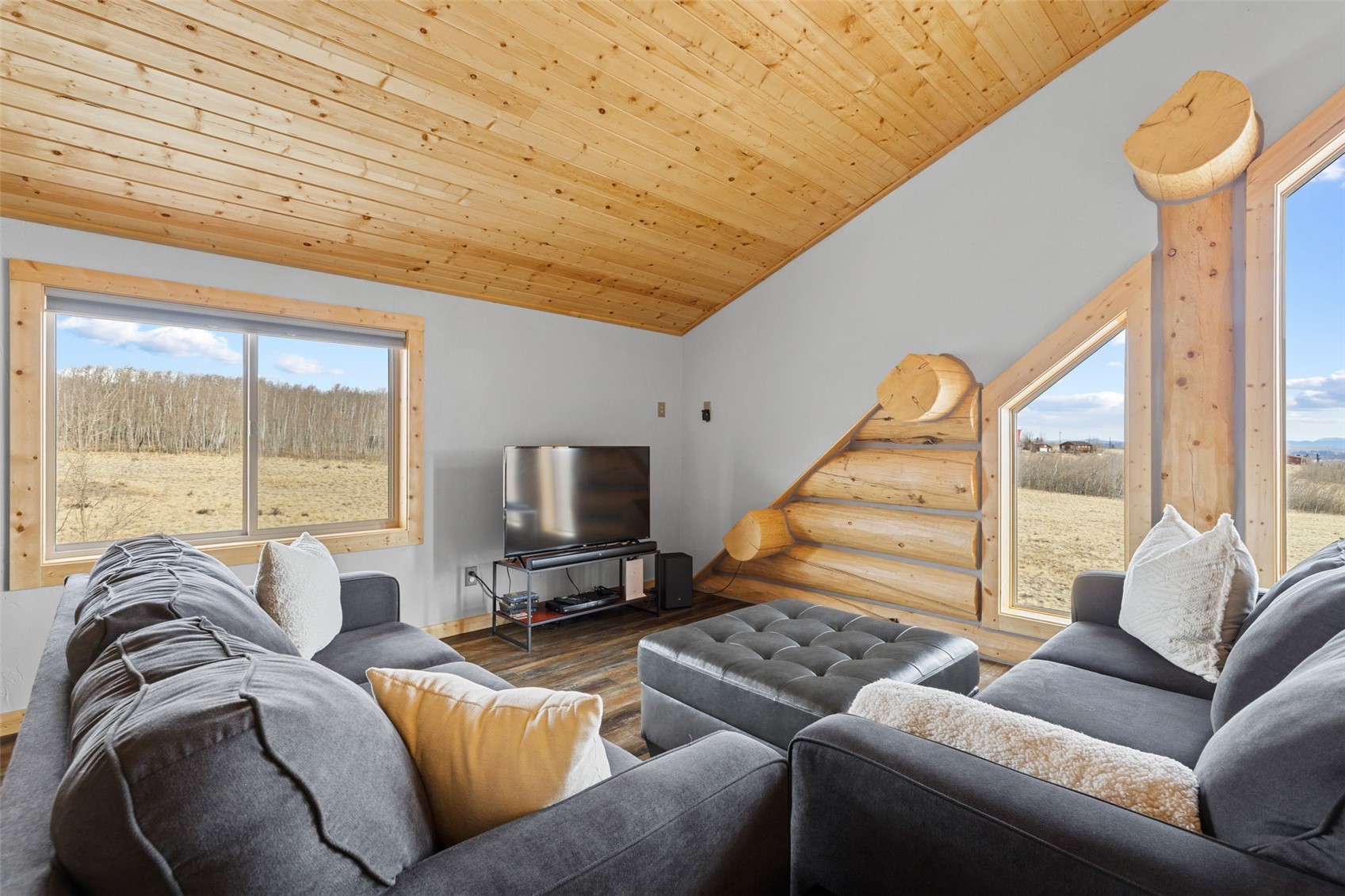 2542 High Creek Road Fairplay, CO 80440 - Photo 23 of 50 a living room with furniture or couch and a large window